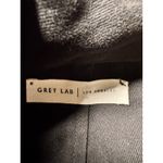 ANTHROPOLOGIE (GREY LAB LABEL) Black Plaid Patchwork Trench Coat Women size XL Photo 8