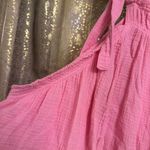 Free People Sachet Pink Fleur Cotton Gauze Tie Strap Tunic Mini Dress Small Photo 4