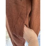 prAna NWT Cozy Up Terry Dress Brown Lace Up Long Sleeve Sweater Dress Medium Photo 7