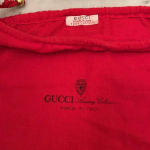 Gucci Authentic Vintage Red Dust Cover Bag Photo 2