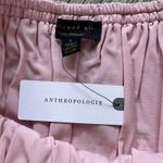 Current Air Anthropologie  Women's Pink Pleated Mini Skirt Size L. NEW Photo 4