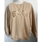 BEIS  • Tan Beige Crewneck Sweatshirt Photo 1