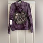 Disney Nwt DisneyParks The Haunted Mansion Tie-Dye Zip Hoodie Photo 3