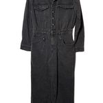 Free People NEW  We The Free Touch The Sky One-Piece Black Denim Size Small $178 Photo 0