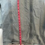 Honey Punch DENIM JACKET SHERPA LINED PAISLEY EMBROIDERED BACK SZ SMALL. Photo 9