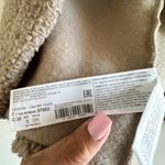 Mango Missouri Boucle Shacket Faux Shearling Collar Camel Tan S Photo 6