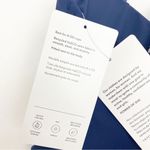 Athleta  Square Neck Bra Cup Tankini Top: Navy Dress Blue Photo 6