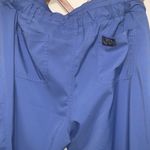 KOI Tech ceil blue scrub pant slit on bottom woman size XL Photo 5