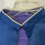 Vintage 80s/90s Sweetheart Column Dress & Puff Shoulder Jacket Set Two Piece Blue Size 6 Photo 3