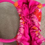 Pink and Orange Floral Cotton Tote Photo 7