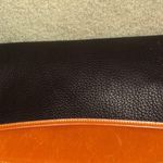 Dooney & Bourke Vintage Black and Brown Classic Zip Two Tone Leather Finish Photo 1