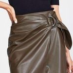 Bailey44 NWT Bailey 44 Sid Faux Leather Wrap Mini Skirt Photo 0