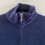 Juicy Couture Y2K Blue Terry Cloth Full Zip Jacket Size Large Preppy Photo 1