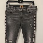 Driftwood  Marilyn Embroidered Washed Black Jeans Photo 4