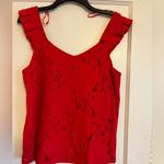 Monteau  red lace top Photo 3