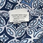 Mud Pie  Blue Geometric sleeveless top size small Photo 4