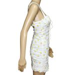 For Love & Lemons  Celia Floral Mini Dress, White/Yellow, XS Photo 8