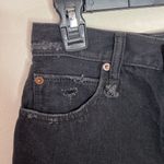 Free People Makai Cutoff Jean Shorts in Washed Black size 25 Photo 3