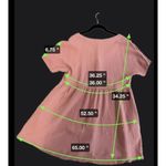 Be cool ‎ Boho Coral Short Sleeved Dress Size L Photo 5