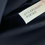 Eliza J  Lace Asymmetrical-Hem Dress Navy Women’s Sz 4 Photo 8