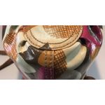 Fossil  Key Per Floral Coated Canvas Shoulder Bag Purse Tote Weekend Beach Travel Photo 5