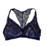 Victoria's Secret  Lace Bralette Blue XS Romantic‎ Lingerie Y2K Photo 0