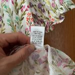 THML Floral Puff Sleeve Blouse XL Photo 5