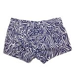 Lilly Pulitzer Walsh Shorts Bright Navy Zebra Blue Seahorse Print Size 00 Photo 1