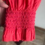 Tuckernuck  Teagan Popover Coral Blouse Size Medium Photo 4