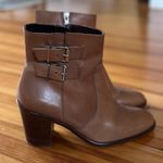 J.Crew  Dean Leather Ankle Boots in Kraft Brown Photo 1