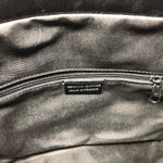 Made in France black leather tote purse Photo 6