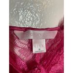 Victoria's Secret  Slip Dress 100% Silk Cami Adjustable Strap Lace Trim Pink M Photo 2