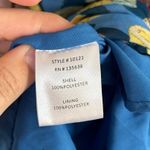 Hutch  Blue Fruit Tropical V-Neck Flowy Midi Dress Size 0X Vacation Beach Photo 3