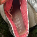 Toms  Ikat‎ Desert Wedge sz 8 Ankle Boots Gray and Cream Vacation Coastal Casual Photo 8