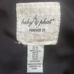 Baby Phat  x Forever 21 Skirt Pleated Mini Satin Jeweled Belt Y2K Black Sz XS Photo 8