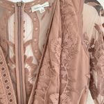 Honey Punch Boutique Dusty Rose Lace Romper Photo 1