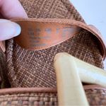 J. McLaughlin  Fleur Cuoio Bamboo Buckle Espadrille Platform Slip on Wedge Sandal Photo 7