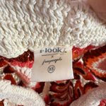 Free People Flook x  Crotched‎ Francis Long Shorts in Cream Orange Size XS Photo 5