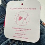 Isabel Maternity  Side Panels Stretch Pockets Midi Denim Jean Shorts Size 4 NEW Photo 8