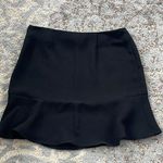 Jacob Ruffle Hem Y2K Mini Skirt Black 3/4 Photo 3