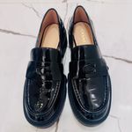 Coach NWT Leah platform lug sole loafers black patent leather size 6.5 Photo 4