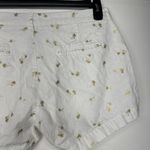 Old Navy Woman’s  Size 10 Shorts White With Gold Palm Trees Photo 5
