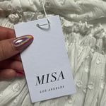 MISA Los Angeles Marion Skirt in Pearl Clip Dot Photo 4