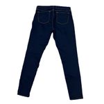 J Brand  Low Rise Skinny Jeans Dark Wash Blue Size 30 Goth Grunge Edgy Moto Biker Photo 2