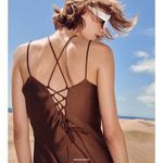 ZARA satin effect mini dress. Xs Photo 5