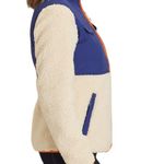 Duluth Women's Sherpa Blue Cream Colorblock Full Zip Jacket Medium Item 85806 Photo 6