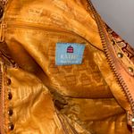 Kathy Van Zeeland  Paisley Shoulder Bag in Tan and Brown Photo 9