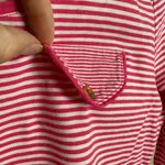 Jones New York CLEARANCE! Pink Striped Faux Pocket Shirt Size L EUC Photo 4