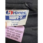 Hanes Vtg BIRDSHIRT  T-shirt 1983 100% cotton L 42-44 Handpainted Art Funny NWT Photo 2