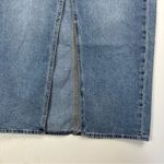 Levi's NWT Levi’s Premium Womens Denim Midi Skirt Sz 27 Light Wash Slit Front Photo 11